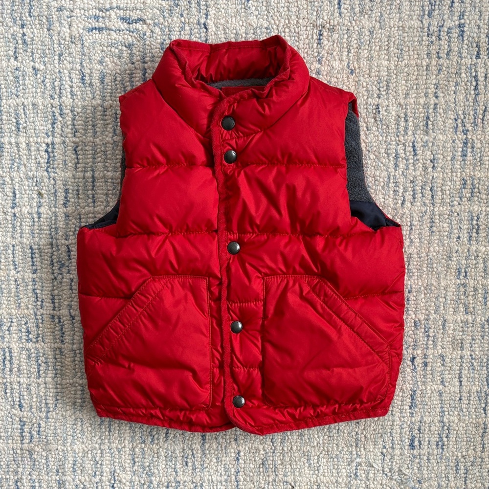 GAP Kids Red Puffer Vest